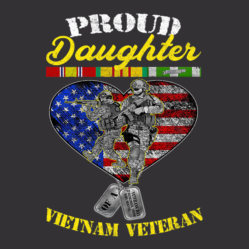 Proud Daughter Of A Vietnam Veteran T Shirt Vetera Vintage Hoodie | Artistshot