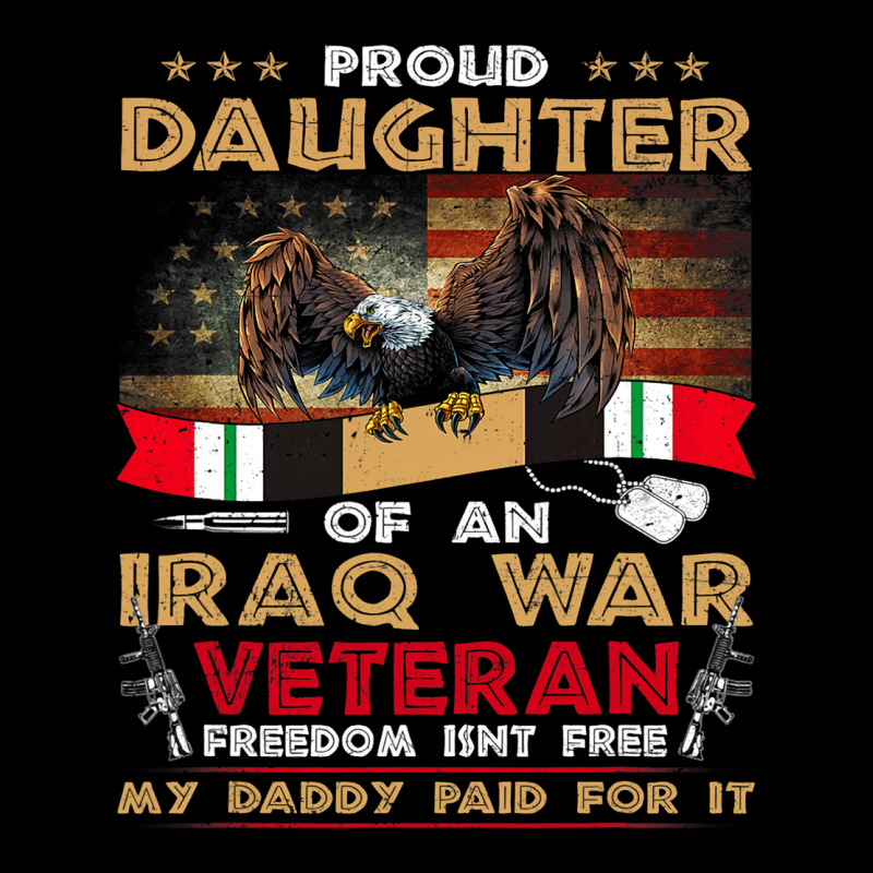 Proud Daughter Of An Iraq Veteran Military Veteran V-neck Tee | Artistshot