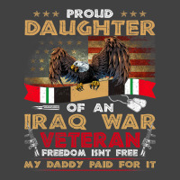 Proud Daughter Of An Iraq Veteran Military Veteran Vintage T-shirt | Artistshot