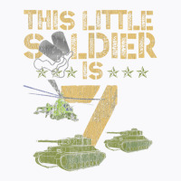 7 Year Old Soldier Birthday Boy 7th Birthday Kids T-shirt | Artistshot