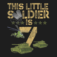 7 Year Old Soldier Birthday Boy 7th Birthday Kids Classic T-shirt | Artistshot