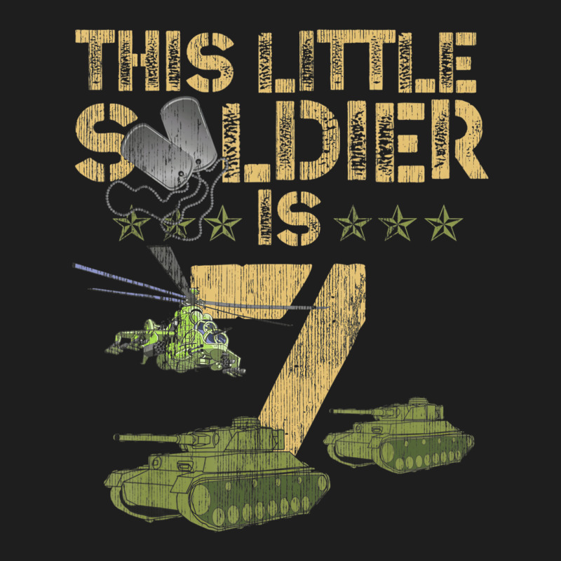 7 Year Old Soldier Birthday Boy 7th Birthday Kids Classic T-shirt | Artistshot