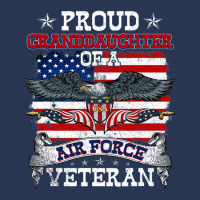 Proud Granddaughter Of A Us Air Force Veteran Mili Ladies Denim Jacket | Artistshot