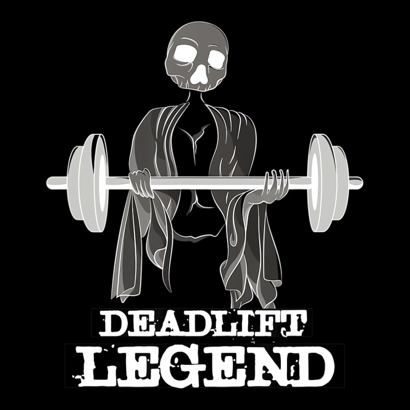 Deadlift Legend Gym Powerlifter Workout Weightlift Cropped Hoodie by chomibe | Artistshot