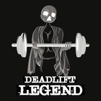 Deadlift Legend Gym Powerlifter Workout Weightlift Scorecard Crop Tee | Artistshot