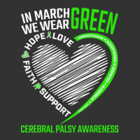 Love Hope Faith March We Wear Green Cerebral Palsy Baby Bodysuit | Artistshot