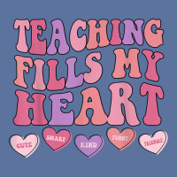 Teaching Fills My Heart Retro Groovy Teacher Valen Lightweight Hoodie | Artistshot