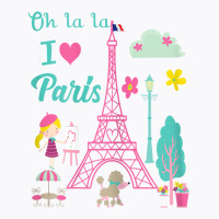 Oh La La I Love Paris Eiffel Tower French Traditio T-shirt | Artistshot