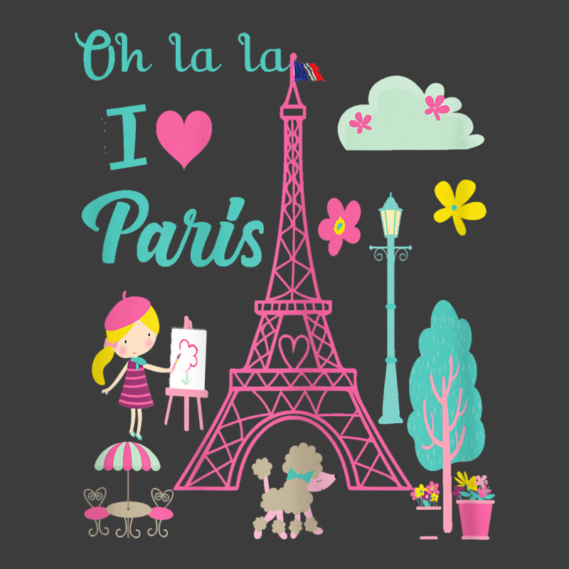 Oh La La I Love Paris Eiffel Tower French Traditio Men's Polo Shirt by yucalsye | Artistshot