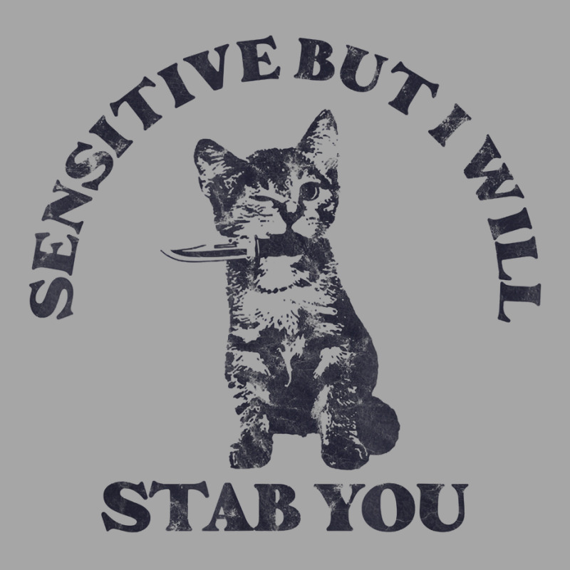 Sensitive But I Will Stab You Funny Cat Horror T S Toddler Sweatshirt by hiett | Artistshot