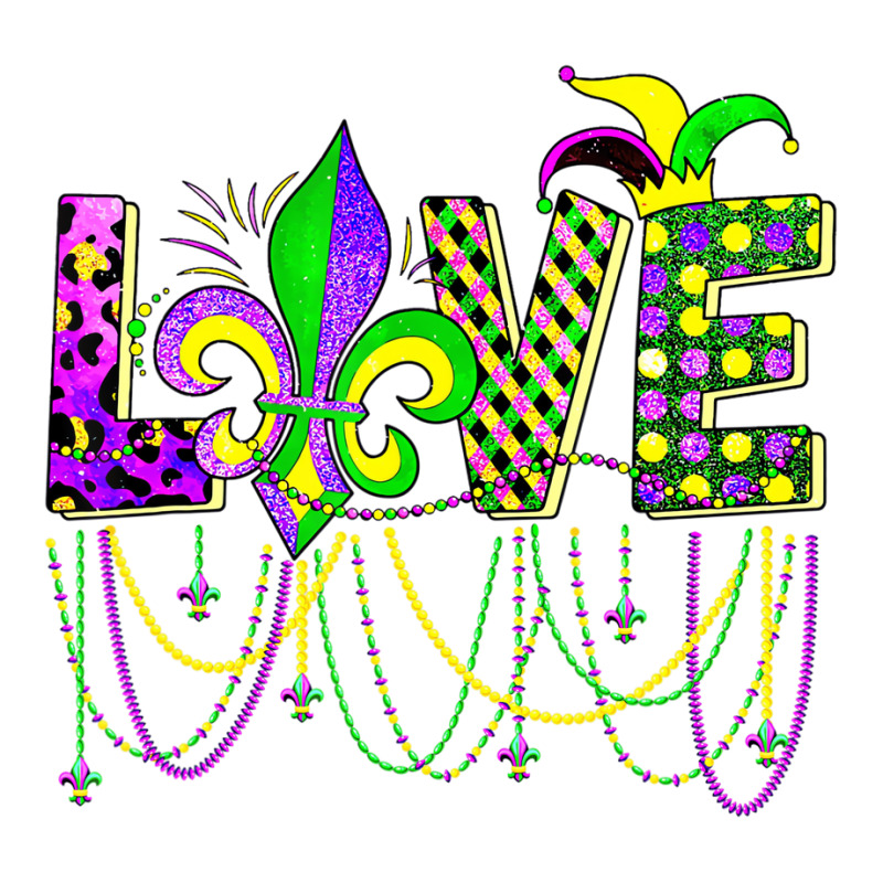 Love Mardi Gras Beads For Women Funny Carnival Par Youth Tee by bettincam | Artistshot