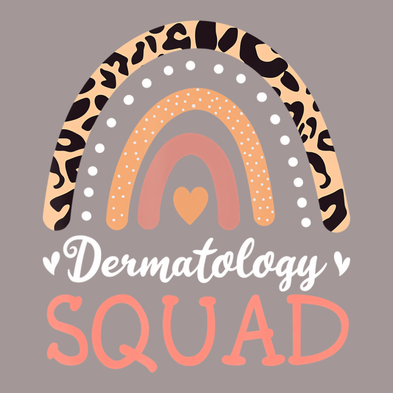 Dermatology Squad Leopard Rainbow Dermatologist Sk Vintage Hoodie | Artistshot