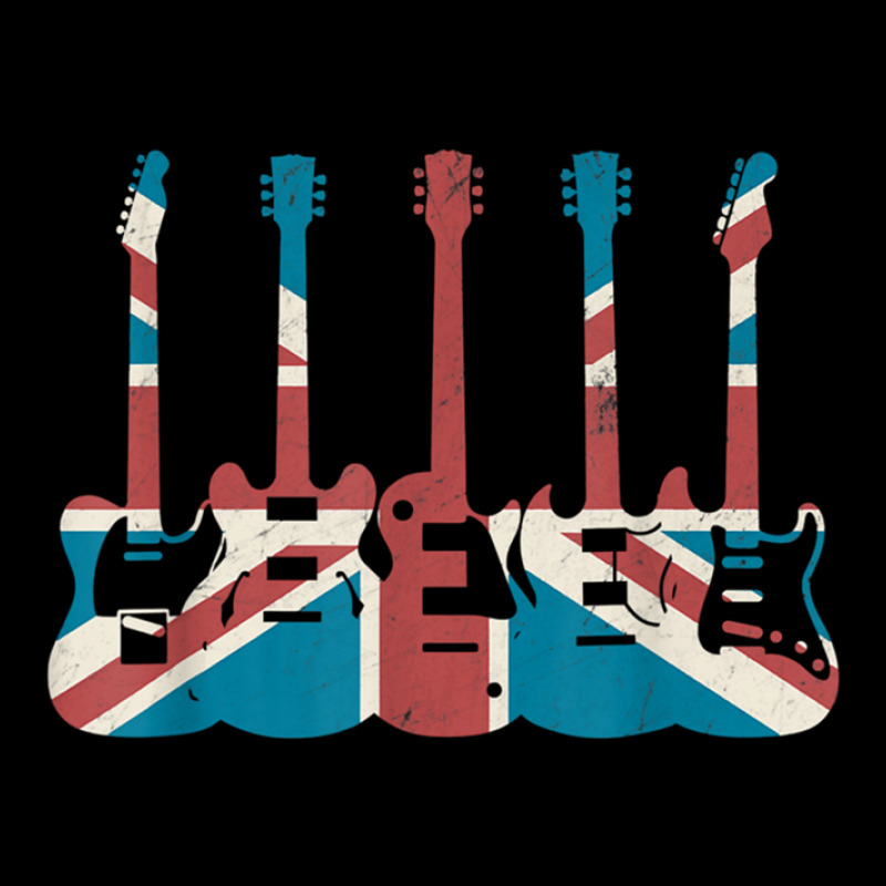 Guitar Player Vintage Guitar Great Britain Flag Bi Pocket T-shirt | Artistshot