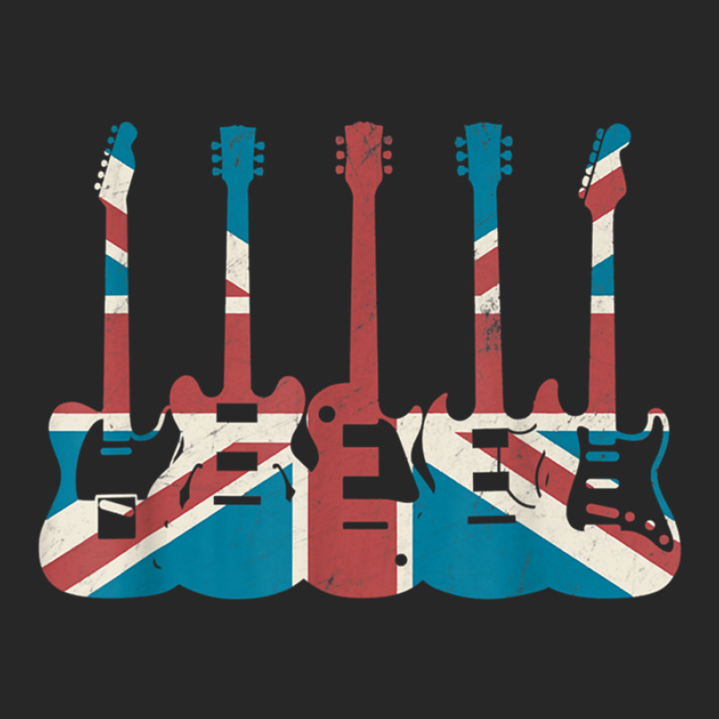 Guitar Player Vintage Guitar Great Britain Flag Bi Men's T-shirt Pajama Set | Artistshot