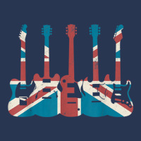 Guitar Player Vintage Guitar Great Britain Flag Bi Men Denim Jacket | Artistshot