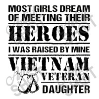 Vietnam Veteran Daughter V-neck Tee | Artistshot