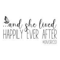 Womens She Lived Hapilly Ever After Finally Divorc Maternity Scoop Neck T-shirt | Artistshot