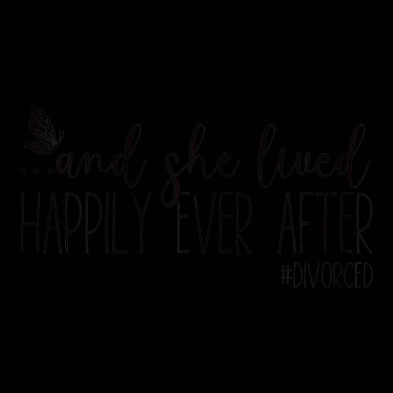 Womens She Lived Hapilly Ever After Finally Divorc Legging by mauthe | Artistshot