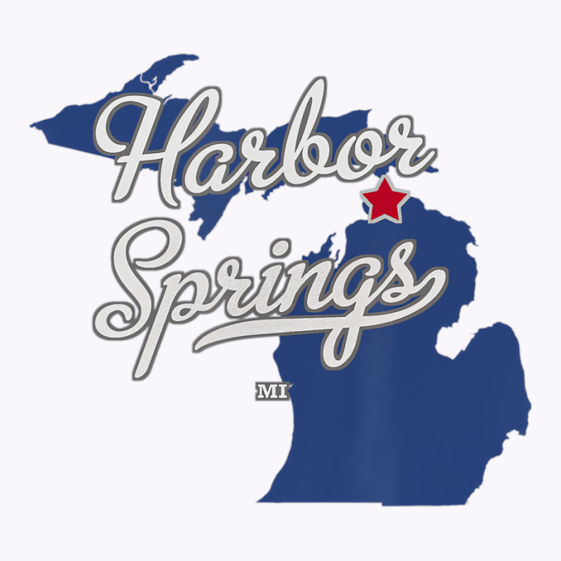 Harbor Springs Michigan Mi Map T Shirt Tank Top | Artistshot