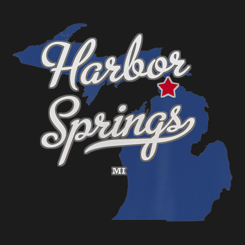 Harbor Springs Michigan Mi Map T Shirt Hoodie & Jogger Set | Artistshot