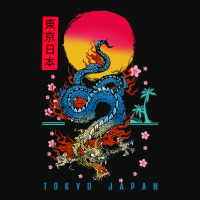 Japanese Tokyo Dragon Asian Retro 80’s Style 2 Crop Top | Artistshot