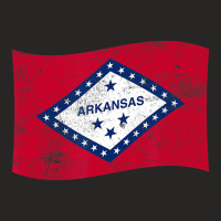 Arkansas Waving State Flag â€“Â ar Arkansan Ladies Fitted T-shirt | Artistshot