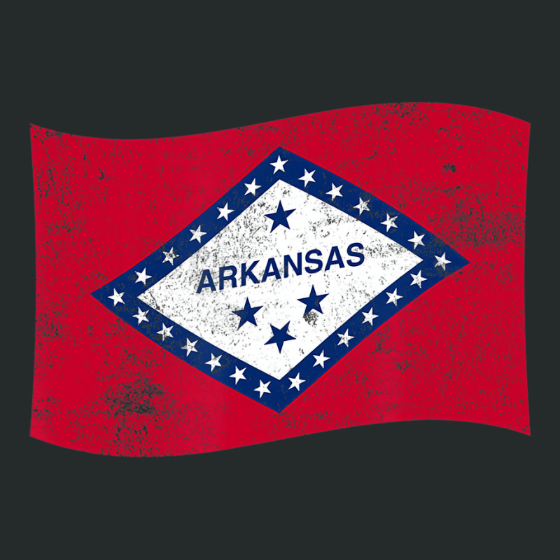 Arkansas Waving State Flag â€“Â ar Arkansan Women's Triblend Scoop T-shirt by imelde | Artistshot