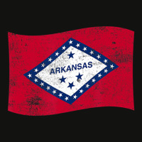 Arkansas Waving State Flag â€“Â ar Arkansan Scorecard Crop Tee | Artistshot