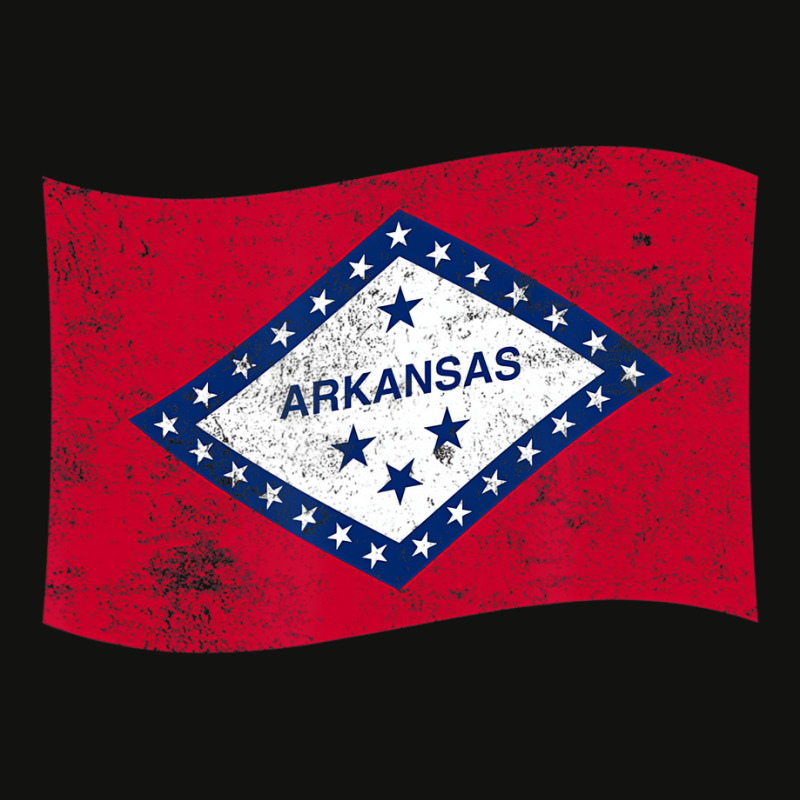 Arkansas Waving State Flag â€“Â ar Arkansan Scorecard Crop Tee by imelde | Artistshot