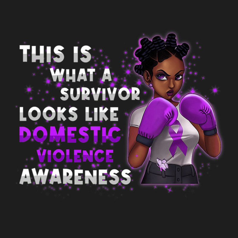 Womens Survivor Domestic Violence Awareness Purple Classic T-shirt | Artistshot