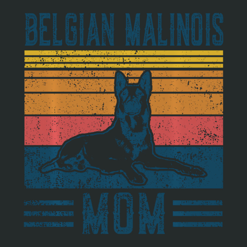 Dog Belgian Malinois Mom   Vintage Belgian Malinoi Women's Triblend Scoop T-shirt by arainro | Artistshot