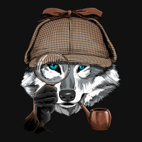 Detective Gray Wolf Spy Investigator Wildlife Wolf Graphic T-shirt | Artistshot