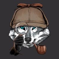 Detective Gray Wolf Spy Investigator Wildlife Wolf Vintage Short | Artistshot