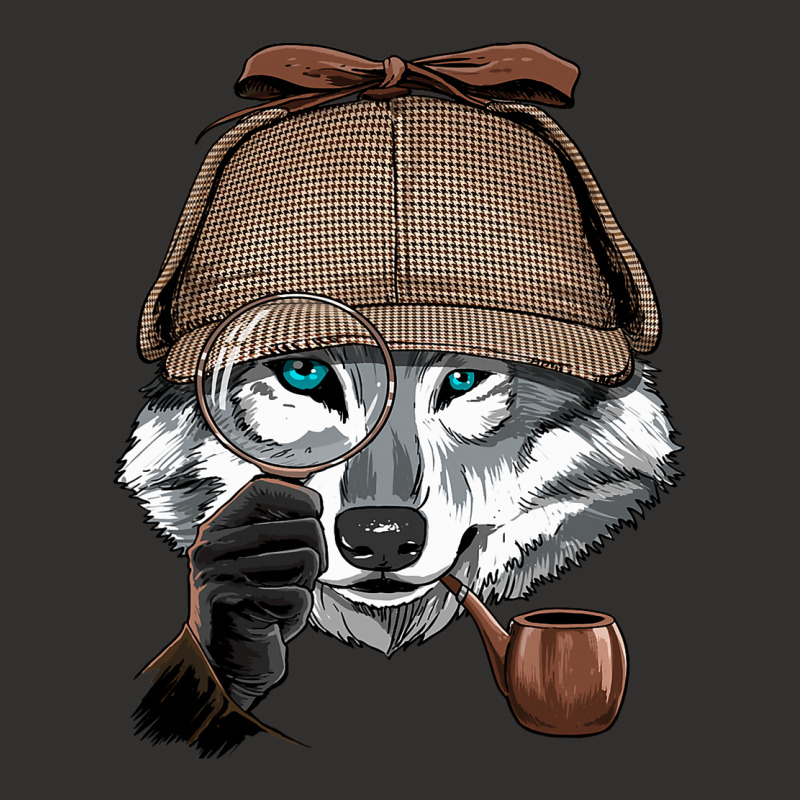 Detective Gray Wolf Spy Investigator Wildlife Wolf Champion Hoodie by JESSICAMARTINA | Artistshot