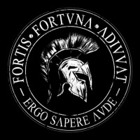 Fortis Fortuna Adiuvat Ergo Sapere Aude Latin Phil Cropped Hoodie | Artistshot