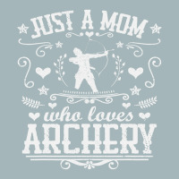 Just A Mom Who Loves Archery Bow Arrow Shooting Sp Unisex Sherpa-lined Denim Jacket | Artistshot