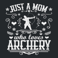 Just A Mom Who Loves Archery Bow Arrow Shooting Sp Crewneck Sweatshirt | Artistshot