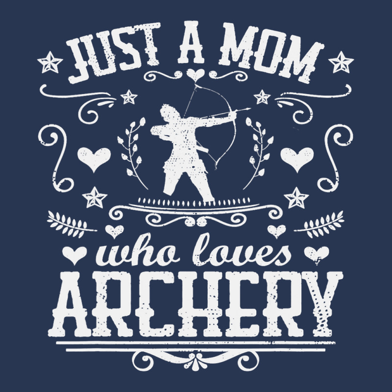 Just A Mom Who Loves Archery Bow Arrow Shooting Sp Men Denim Jacket | Artistshot