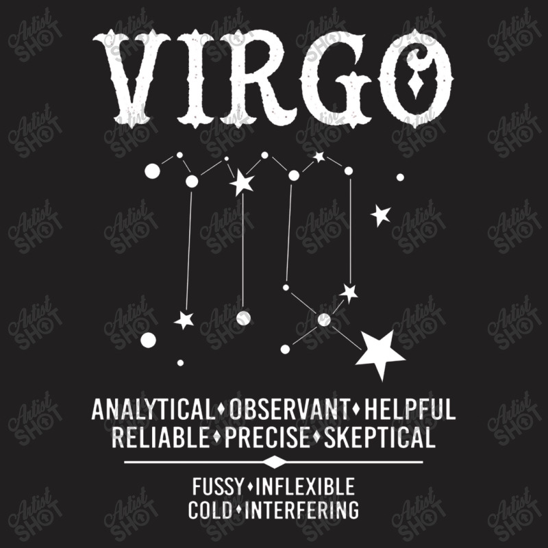 Virgo Zodiac Sign T-shirt | Artistshot