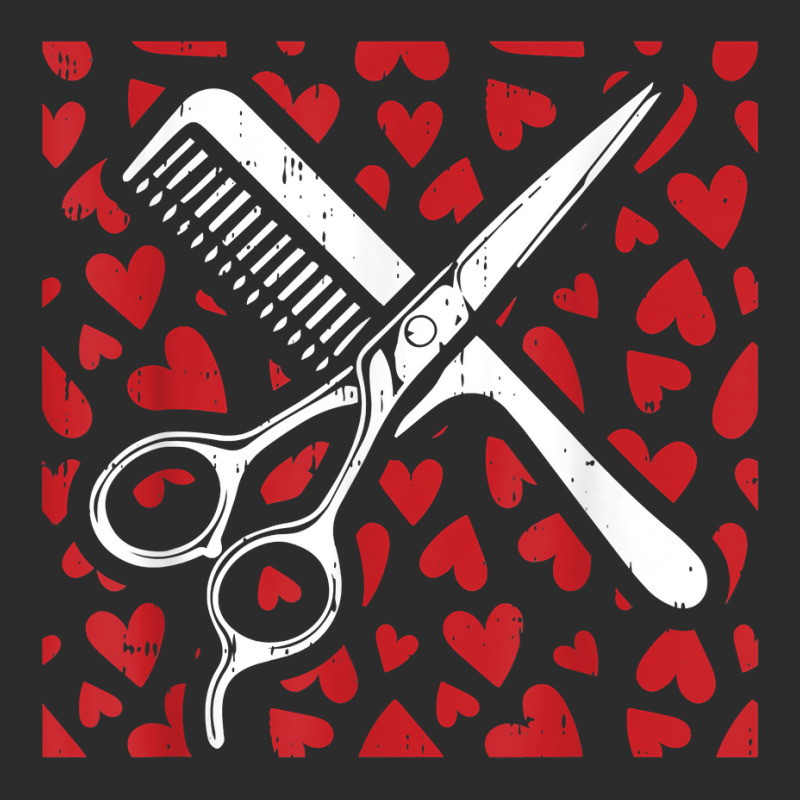 Scissor Comb Hearts Valentines Day Hair Stylist Dr Exclusive T-shirt by hiett | Artistshot