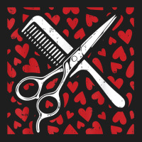 Scissor Comb Hearts Valentines Day Hair Stylist Dr Classic T-shirt | Artistshot