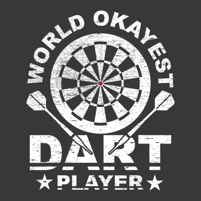 World Okayest Dart Player Darts Gift T Shirt Ladies Curvy T-Shirt by mauthe | Artistshot