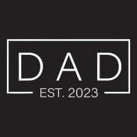 Fathers Day Dad Est. 2023 Expect Baby Men Wife Dau T-shirt | Artistshot