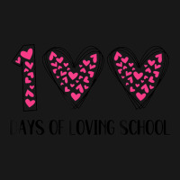 Hearts 100 Days Of Loving School 100th Day Of Scho Flannel Shirt | Artistshot