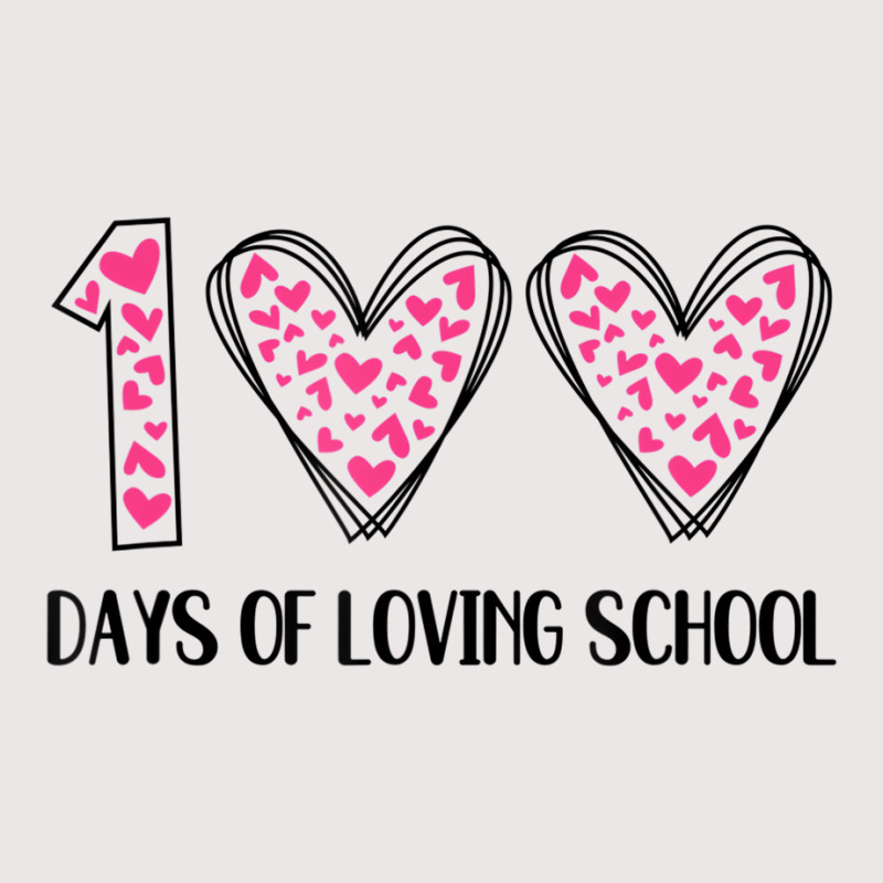 Hearts 100 Days Of Loving School 100th Day Of Scho Pocket T-shirt | Artistshot