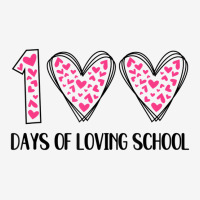 Hearts 100 Days Of Loving School 100th Day Of Scho Classic T-shirt | Artistshot