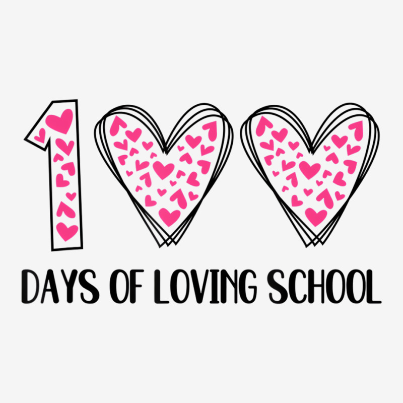 Hearts 100 Days Of Loving School 100th Day Of Scho Classic T-shirt | Artistshot