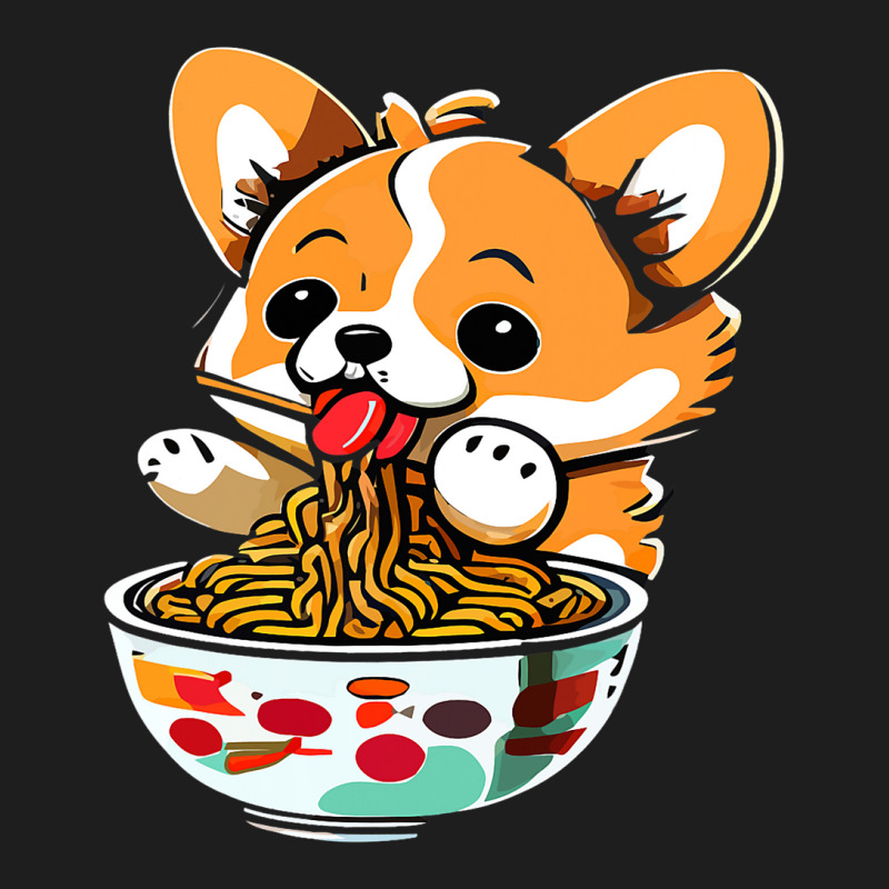 Kawaii Corgi Eating Ramen Dog Lover Manga Anime Ja Classic T-shirt by SweetCurl | Artistshot