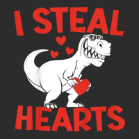 Kids Valentines Day I Steal Hearts Love Trex Dino Exclusive T-shirt | Artistshot