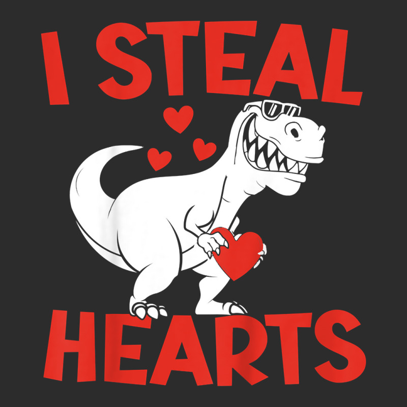 Kids Valentines Day I Steal Hearts Love Trex Dino Exclusive T-shirt | Artistshot